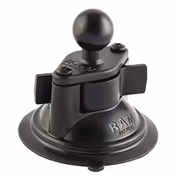 RAM Mounts Twist-Lock Suction Cup Base with Ball, Black, 120 g