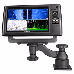 RAM Mounts Horizontal 6" Swing Arm Mount for Fishfinders & Plotters, Navigator, Active holder, Boat, Black