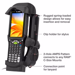 RAM Mounts RAM-HOL-ZE32PU mobile device dock station Mobile computer Black - Additional view 4