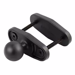 RAM Mounts Square Post Clamp Base for Posts up to 2.5" Wide, Black, 308.4 g