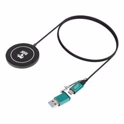 RAM Mounts RAM-GDS-CHARGE-W2M mobile device charger Black, Red, Turquoise DC Wireless charging Fast charging Auto - Additional view 2