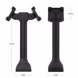 RAM Mounts RAP-D11H2-14-V75 monitor mount / stand 61 cm (24") Floor Black - Additional view 3