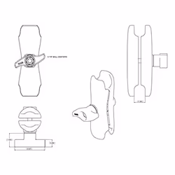 RAM Mounts Double Socket Arm