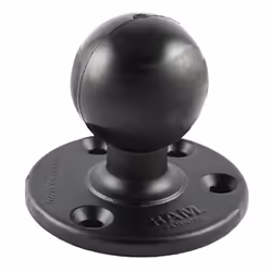 RAM Mounts Large Round Plate with Ball, Black, 322 g