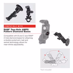 RAM Mounts RAM-HOL-ZE17L-1U holder Active holder Mobile phone/Smartphone Black - Additional view 7