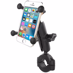 RAM Mounts X-Grip Phone Mount with Torque Large Rail Base, Mobile phone/Smartphone, Passive holder, Bike/Car, Black