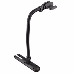 RAM Mounts Transducer Mount with 18" Rod and Socket Arm for Lowrance TotalScan, Aluminium, Black