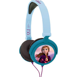 Lexibook Disney Frozen Elsa Stereo Headphone, kids safe, foldable and adjustable, blue/black, HP010FZ