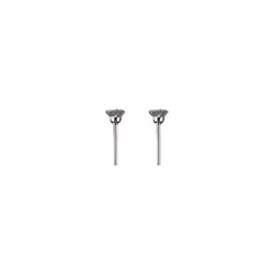 442 Carbon Steel Brush Accessory Set 2 Brushes 13 mm for Cleaning and Removing Rust of Metal Materials
