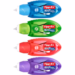 Tipp-Ex Micro Tape Twist Correction Tapes - Assorted Body Colours, Box of 10