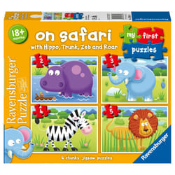 Ravensburger My First Puzzle: On Safari (2: 3: 4 & 5 piece) Jigsaw Puzzle for Kids - Every Piece is Unique  Pieces Fit Together Perfectly