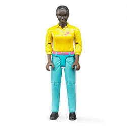 Bruder Woman Dark Skin Turqouise Jeans