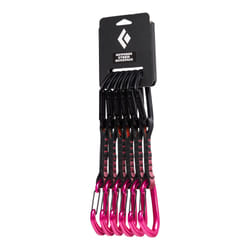 Black Diamond Hotforge Hybrid Quickpk Locking carabiner D-shaped Pink 6 pc(s)