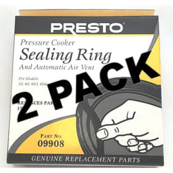 2 Pk  Presto Pressure Cooker Sealing Ring Gasket 09908