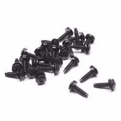 SANUS Rack Screws, Screw, Nylon, Zinc, Black, 8.89 mm, 203.2 mm, 12.7 cm
