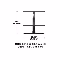 SANUS FTVS1 TV mount/stand 165.1 cm (65") Black