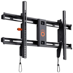 ECHOGEAR Wall Mount TV Bracket for TVs Up to 90"" - Low Profile Design Tilts to Eliminate Glare - Includes Drilling Template & Can Be Leveled After In