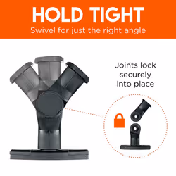 ECHOGEAR Speaker Wall & Ceiling Mount Pair - Universal Design Works with Vizio  Sony  & More - Tilt & Swivel Without Tools for Surround Sound - Easy t