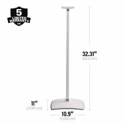 Sanus Speaker Stand for Sonos Era 300 (White) - WSSE31-W2