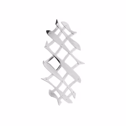 Alessi Pescher Extensible Trivet in 1810 Stainless Steel Mirror Polished Silver