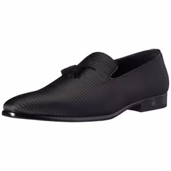 Stacy Adams Men's Tazewell Tassel Slip-On Loafer Black 8.5 M US