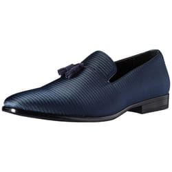 Stacy Adams Men's Tazewell Tassel Slip-On Loafer  Navy  11.5 M US