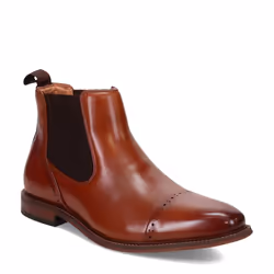 Stacy Adams Men's Maury Cap Toe Chelsea Boot  Cognac  11.5