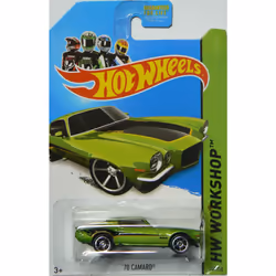 Hot Wheels 2014 Muscle Mania Hw Workshop Green '70 Camaro 231/250