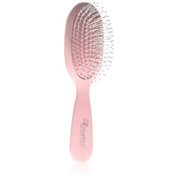 Creative Hair Brushes Wet/Dry Detangling Pocket Ball pt. Epoxy Tip Bristles with Durable Air filled Cushion - Pink