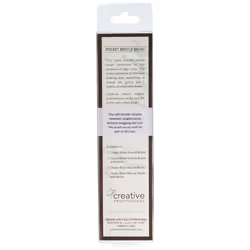 Creative Hair Brushes Wet/Dry Detangling Pocket Ball pt. Epoxy Tip Bristles with Durable Air filled Cushion - Pink