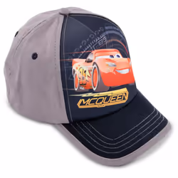 Disney Toddler Boys Cars Lightning McQueen Cotton Baseball Cap  Age 2-