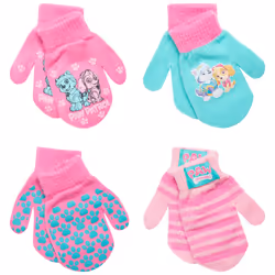 Nickelodeon Girls' Paw Patrol Ski Gloves - Marshall Chase Rubble Ski