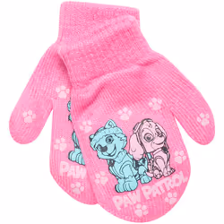 Nickelodeon Girls' Paw Patrol Ski Gloves - Marshall  Chase  Rubble Ski
