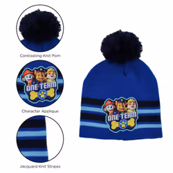 Nickelodeon boys Nickelodeon Toddler Winter Hat  Scarf and Kids Gloves