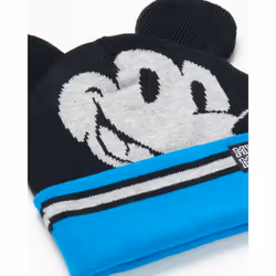 Disney Boys Mickey Mouse Winter Hat and 2 Pair Mitten or Gloves Set (A