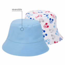 Disney Boys' Mickey Mouse & Cars Lightning McQueen Bucket Hat - Revers
