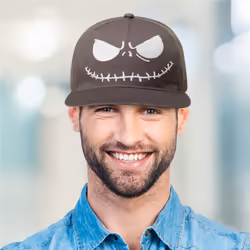 Disney Mens Nightmare Before Christmas Hat - Jack Skellington Baseball