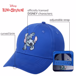 Disney Womens Minnie Mouse  Lilo & Stitch Hat -Baseball Cap  Mom Hat