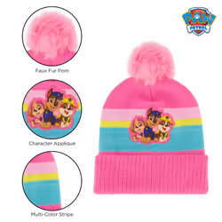 Nickelodeon Girls' Winter Hat Earmuffs and Kids Gloves Set  Paw Patrol