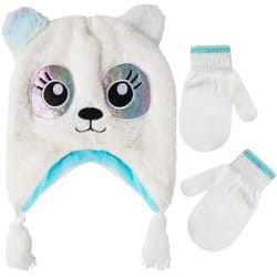 Toddler Winter Hat and Mittens for Boys & Girls Ages 2-4 Years Old + C