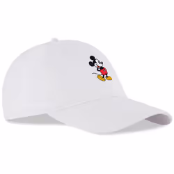 Disney Men's Baseball Cap  Mickey Mouse Adjustable Hat for Adult  Whit
