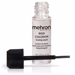 Mehron Makeup Rigid Collodion with Brush | Scarring Liquid | Scar Liquid | Liquid Scar Makeup | SFX Scar Makeup for Film .125 ...