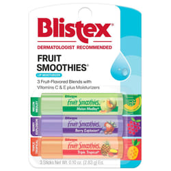 Blistex Fruit Smoothies Lip Protectant Assorted 3 ct Packaging May Vary