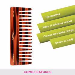 Vega Handmade Comb  Shampoo HMC30 1 Pcs