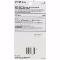 Cover Girl 57556 725Bufbei Buff Beige Aqua Smoothers Make Up