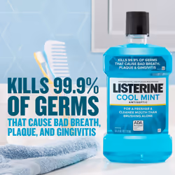 Antiseptic Mouthwash, Cool Mint - 250 ml