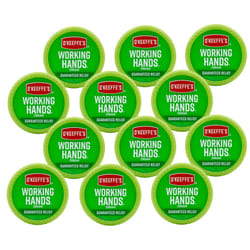 O'Keeffe's Working Hands Hand Cream for Extremely Dry; Cracked Hands; 3.4 Ounce Jar; Pack 12