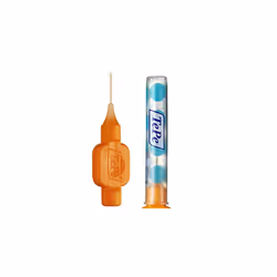 TEPE Interdental Brushes 0.45mm - 2 Packets of 8 (16 Brushes) Orange