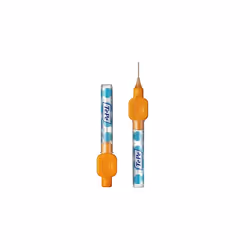 TEPE Interdental Brushes 0.45mm - 2 Packets of 8 (16 Brushes) Orange