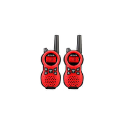 RT638 Kids Walkie Talkies, Gifts with 16 Channels Flashlight, Two Way Radio, Toys, Party, Outdoor Adventures, Camping, Hiking (1 Pair, Red)